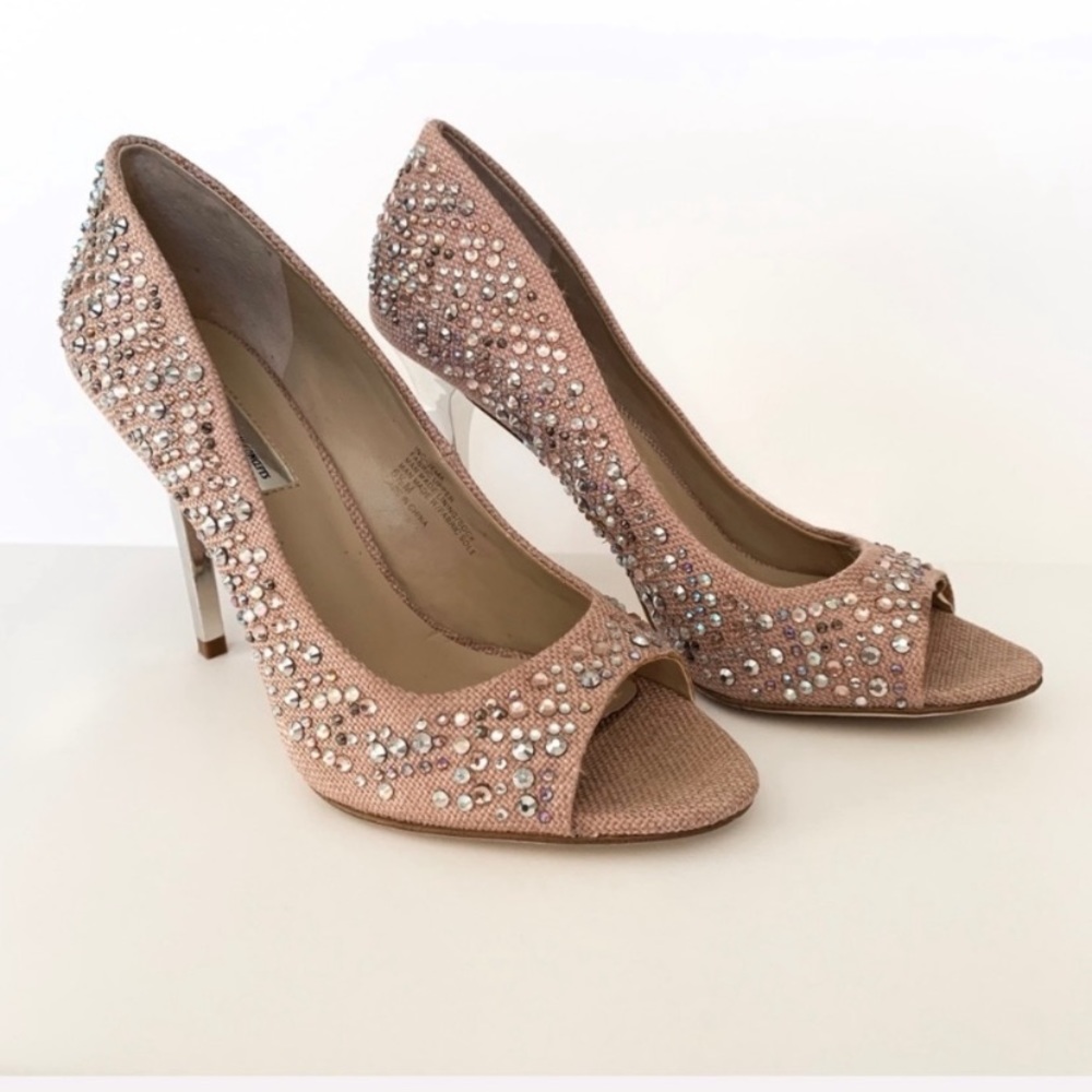INC International Concept Pink Studded Heels
